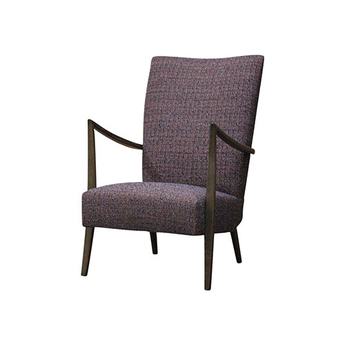 Zacc collection by SEDEC W Lounge Chair W 라운지 체어 - J249 (네이비 버건디 트위드)