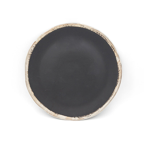 JARS Silver Rim Round Plate  잘스 은 테두리 원형 접시 (Ø31) (블랙)MADE  IN  FRANCE