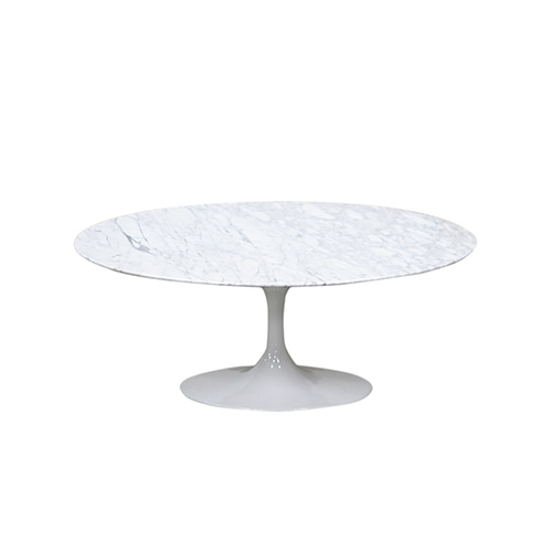 Oval Marble Tea Table타원 대리석 티테이블 (Ø100)